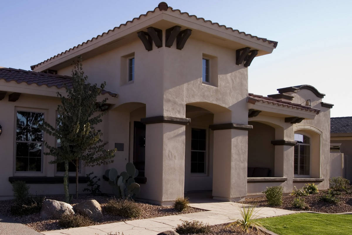Exterior paint project done by BCH Contracting on a Gilbert, AZ home.
